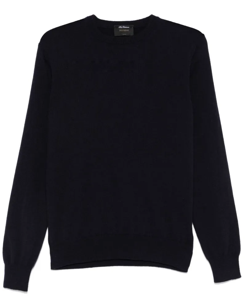 Dell'oglio Klassischer Kaschmirpullover - Blau Blau
