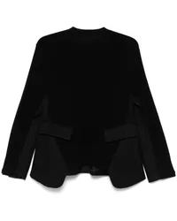 Sacai Pullover mit Streifen Schwarz