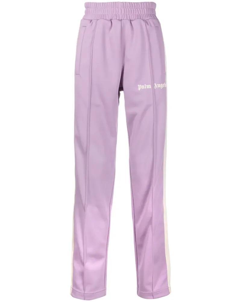 Palm Angels Jogginghose mit Logo-Print - Violett Violett