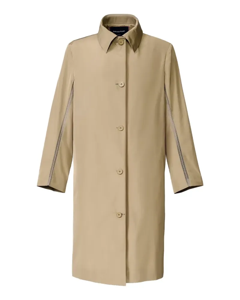 Fabiana Filippi piped coat - Nude Nude