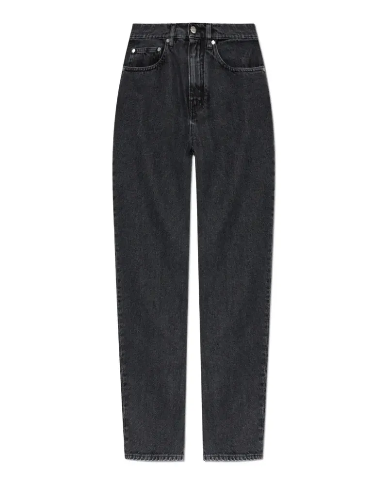 Jil Sander Tapered-Jeans mit Knöpfen - Schwarz Schwarz