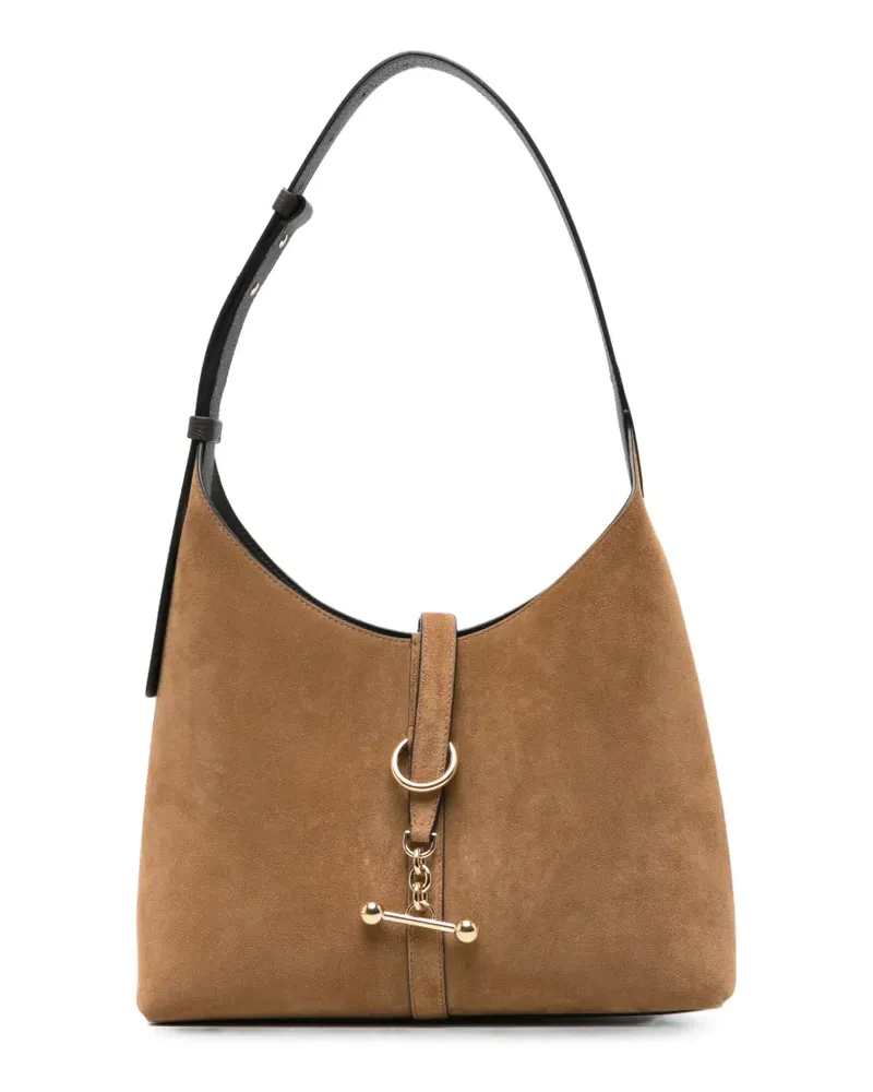 Strathberry Schultertasche mit Stegdetail - Nude Nude