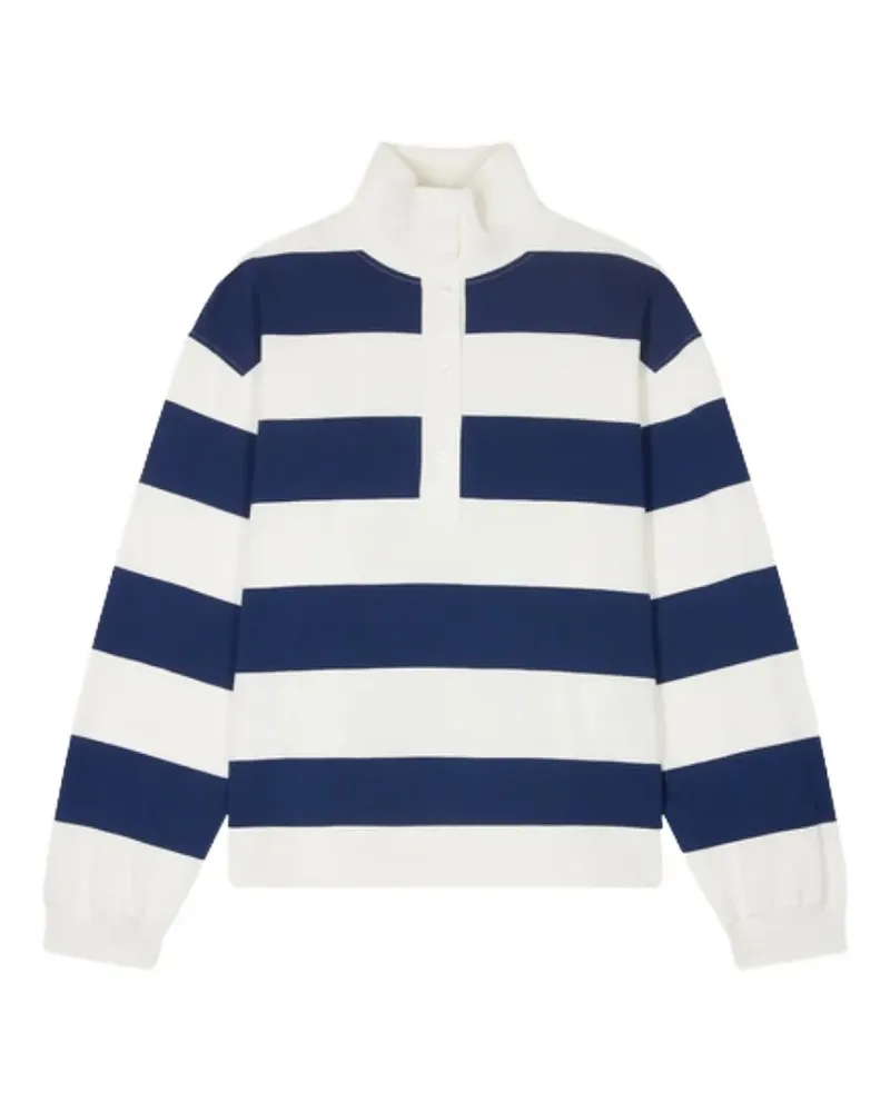 Vanessa Bruno Halek striped polo top - Blau Blau