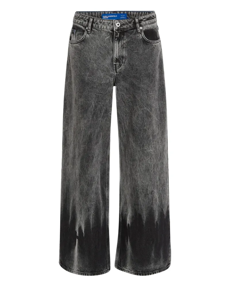 Karl Lagerfeld Weite Jeans - Grau Grau