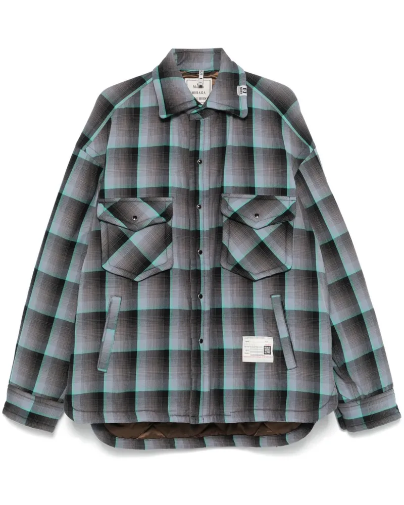 MIHARAYASUHIRO Karierte Jacke - Blau Blau