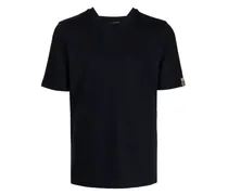 Terry T-Shirt mit eckigem Ausschnitt