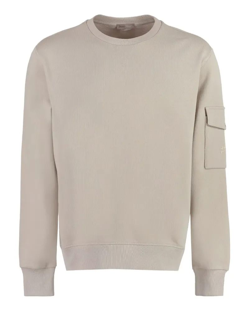 Herno Sweatshirt mit Ärmel-Tasche - Nude Nude