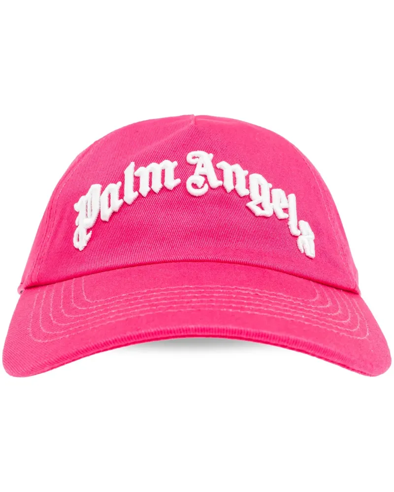 Palm Angels Baseballkappe mit Logo-Patch - 323C FUCHSIA - SOFT PINK 323c
