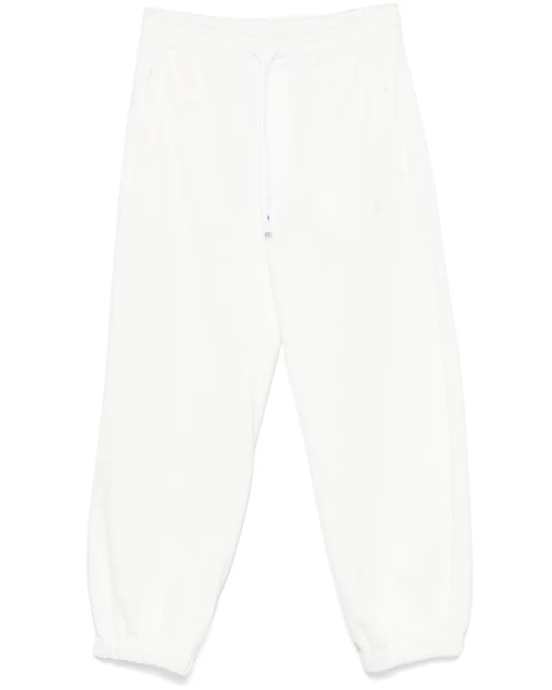 Alexander McQueen Hose mit Totenkopfstickerei - Weiß Weiß
