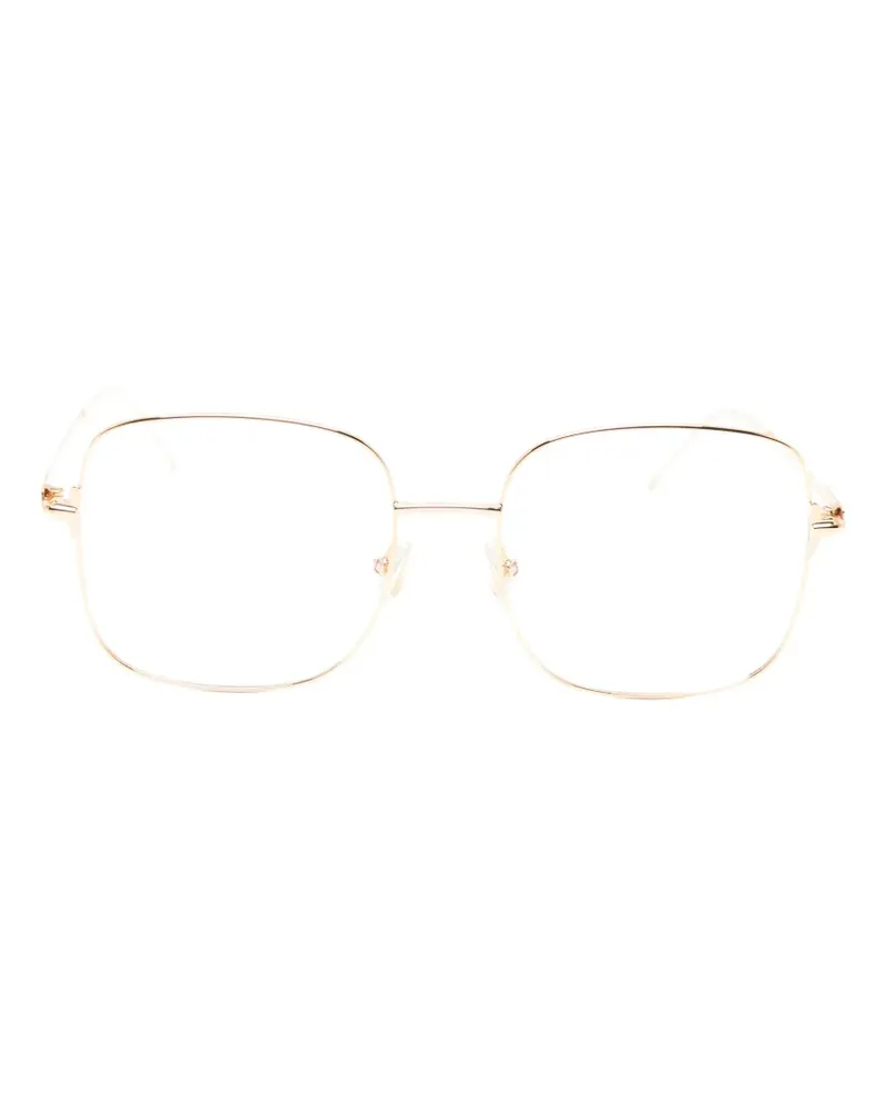 HUGO BOSS Brille mit eckigem Gestell - Gold Gold