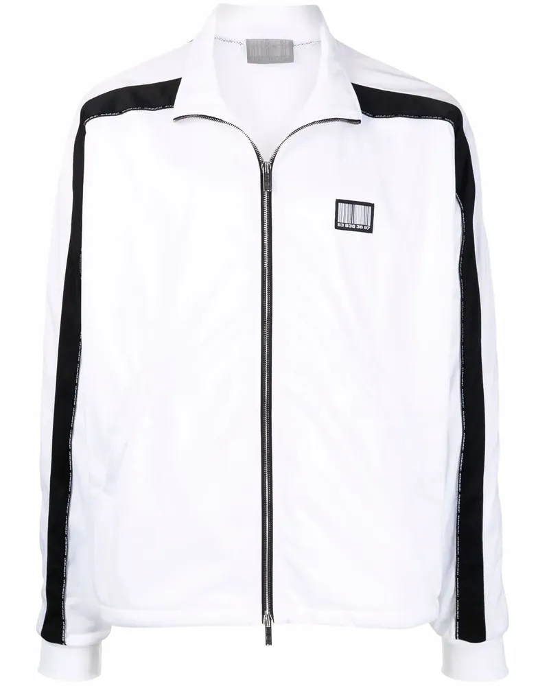 VTMNTS Sportjacke mit Logo-Patch - Weiß Weiß