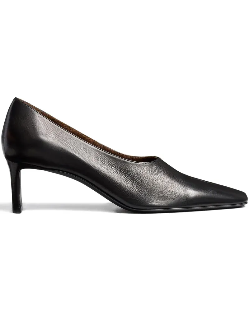 KHAITE 50mm Cecilia square-pointed toe pumps - Schwarz Schwarz