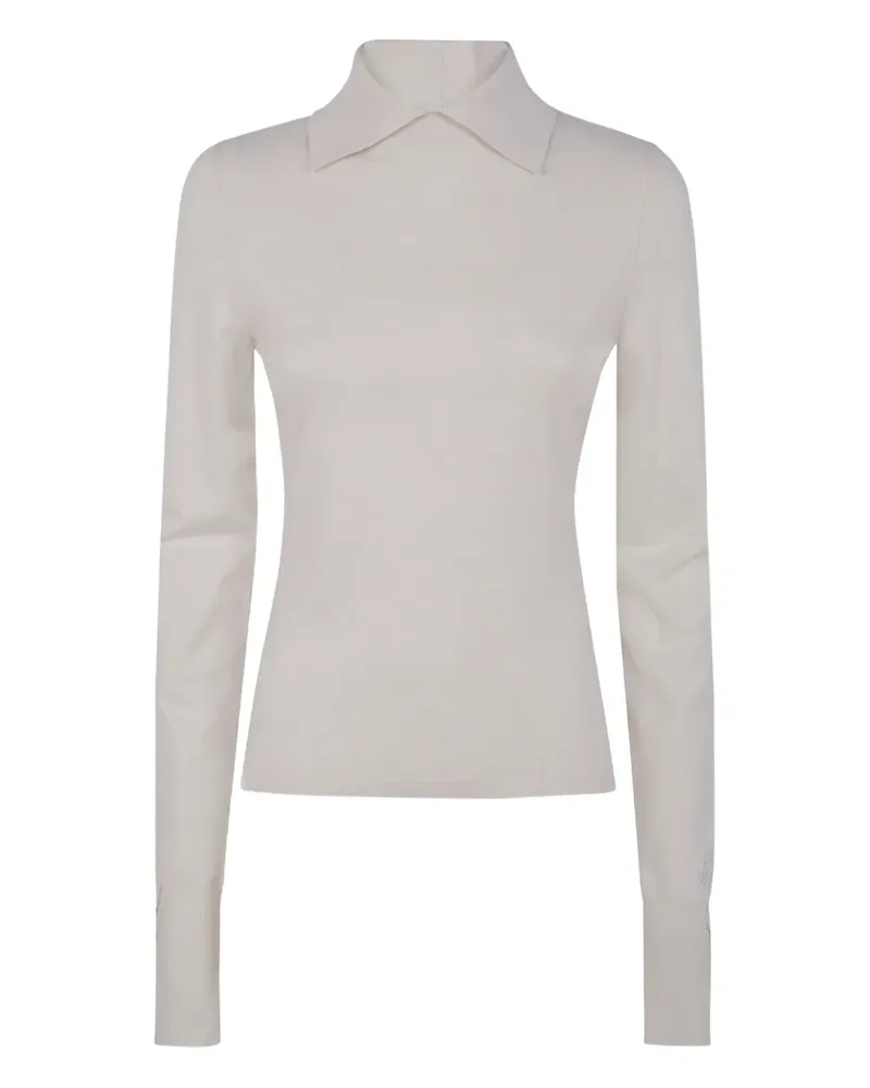 Blumarine Gerippter Pullover - Nude Nude