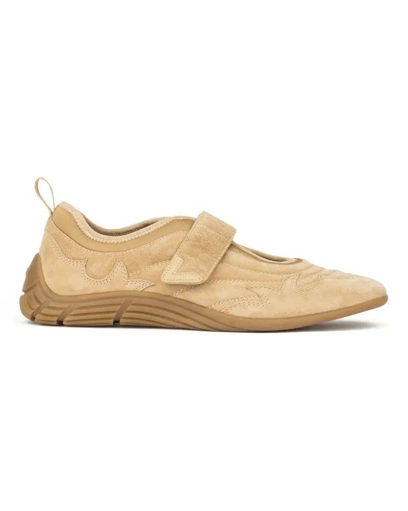 ash Magda Sneakers mit Klettverschluss - Nude Nude
