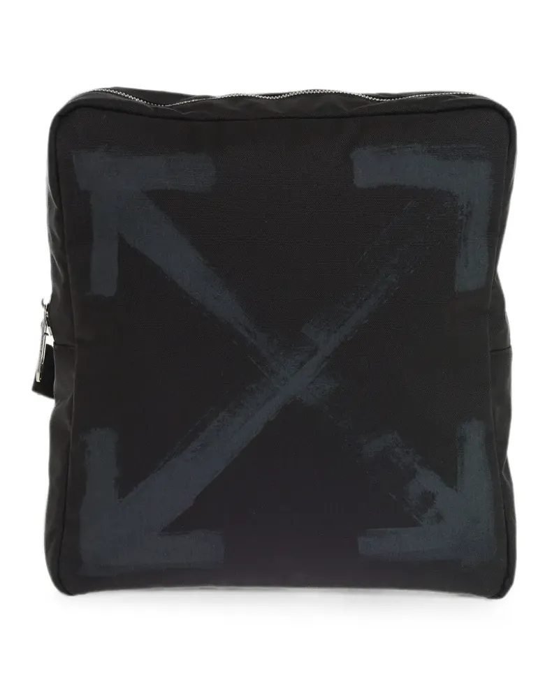 OFF-WHITE arrow-print crossbody bag - Schwarz Schwarz