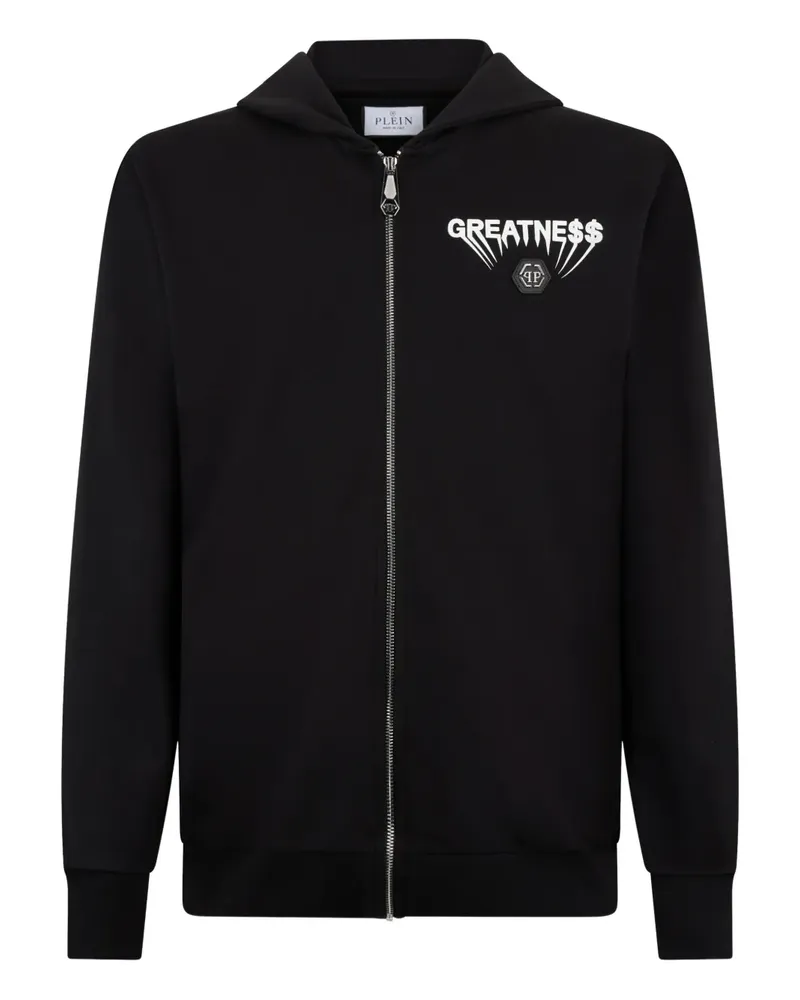 Philipp Plein zip hoodie - Schwarz Schwarz