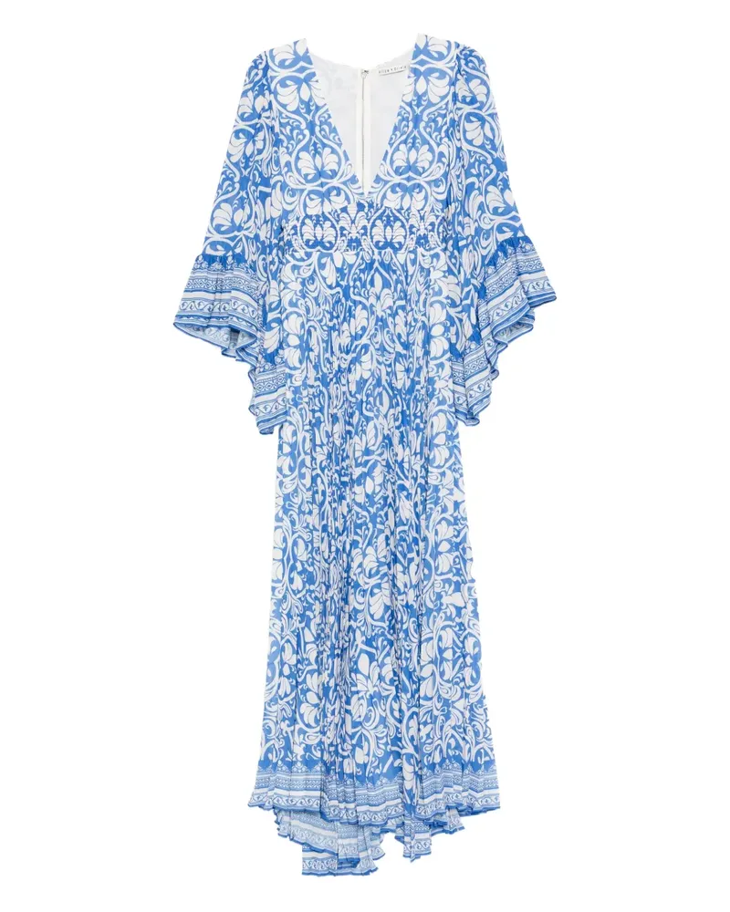 Alice + Olivia Selene Kleid mit Falten - Mehrfarbig Mehrfarbig