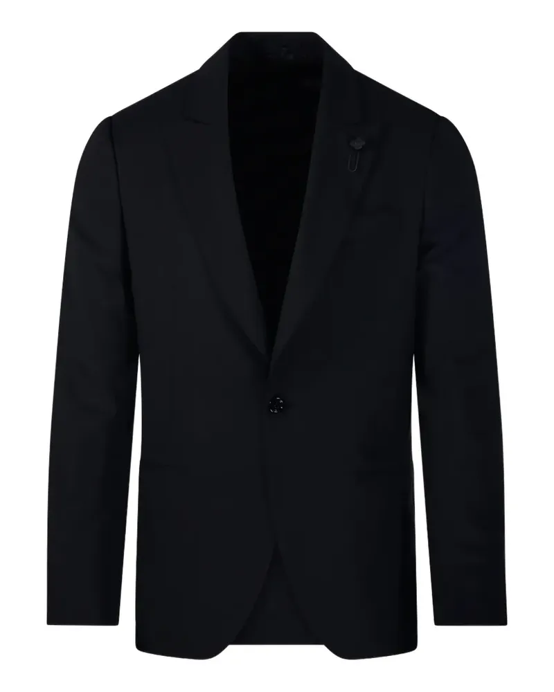 LARDINI single-breasted blazer - Schwarz Schwarz