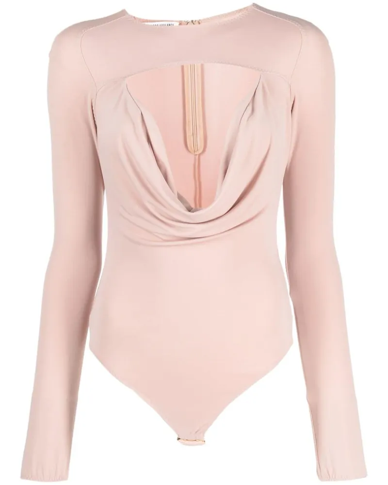 Alessandro Vigilante Body mit Cut-Outs - Rosa Rosa