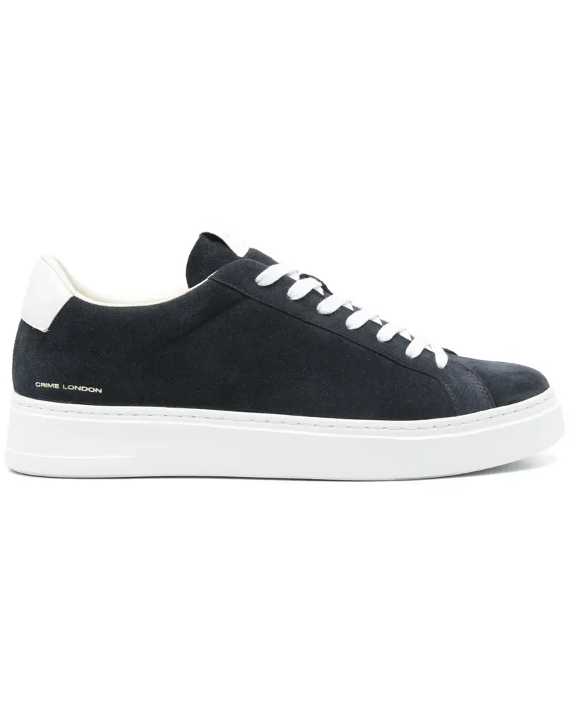 Crime Sneakers aus Wildleder - Blau Blau