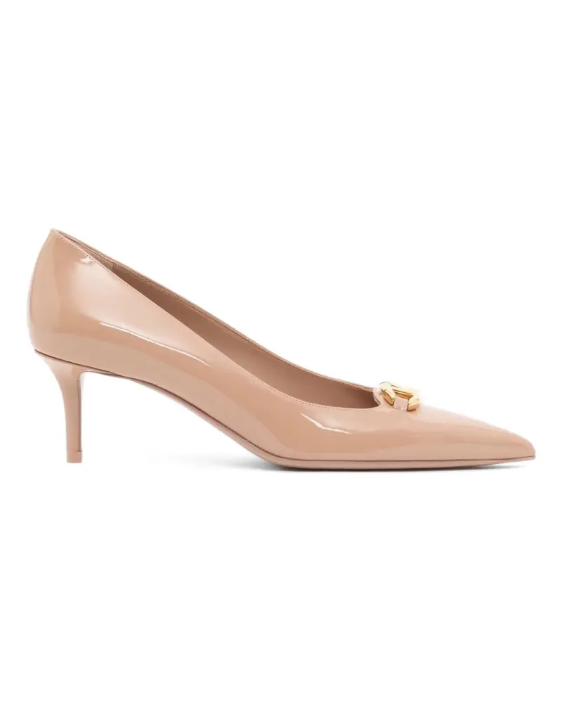 Valentino Garavani Vlogo The Bold Edition Pumps aus Lackleder 60mm - Nude Nude