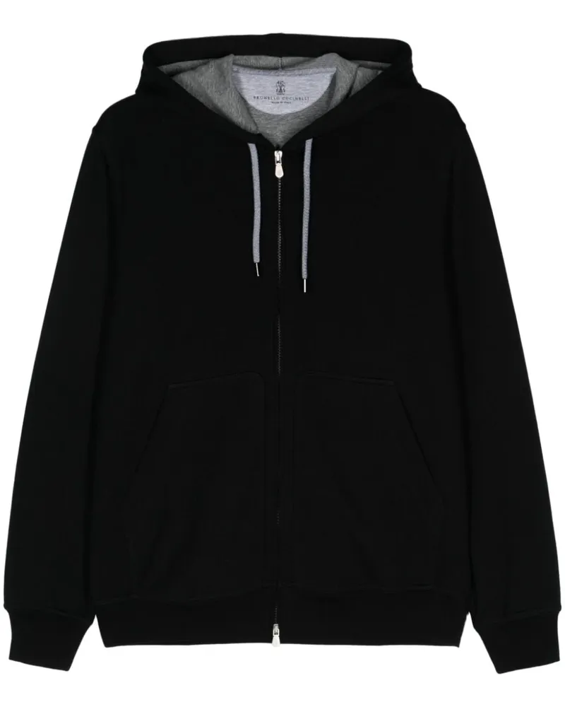 Brunello Cucinelli Klassischer Hoodie - Schwarz Schwarz