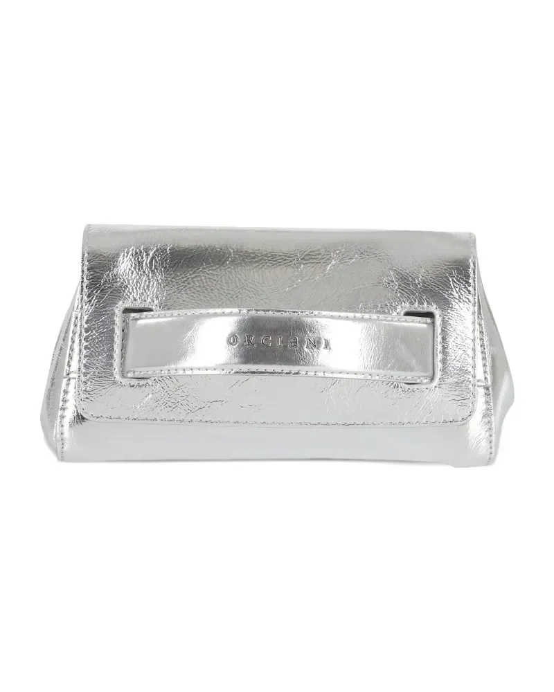 Orciani Gossip Clutch - Silber Silber