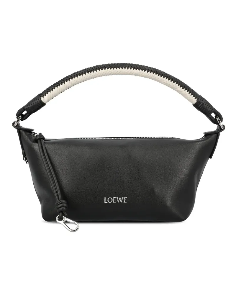 Loewe mini Cala woven-handle leather shoulder bag - Schwarz Schwarz