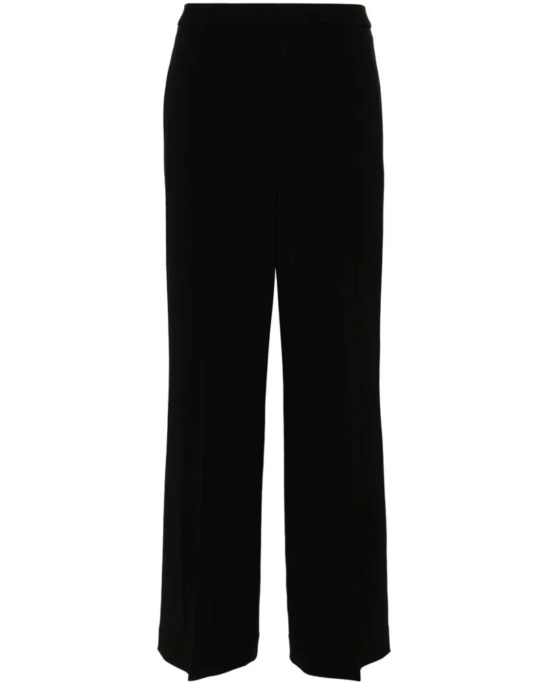Theory Halbhohe Wide-Leg-Hose - Schwarz Schwarz