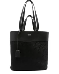 Ferragamo Shopper mit Gancini-Muster Schwarz