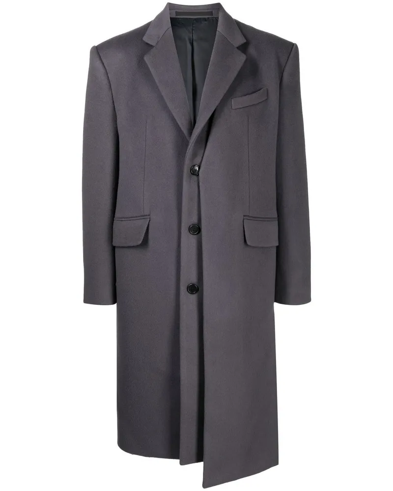 SONGZIO Mantel im Layering-Look - Grau Grau