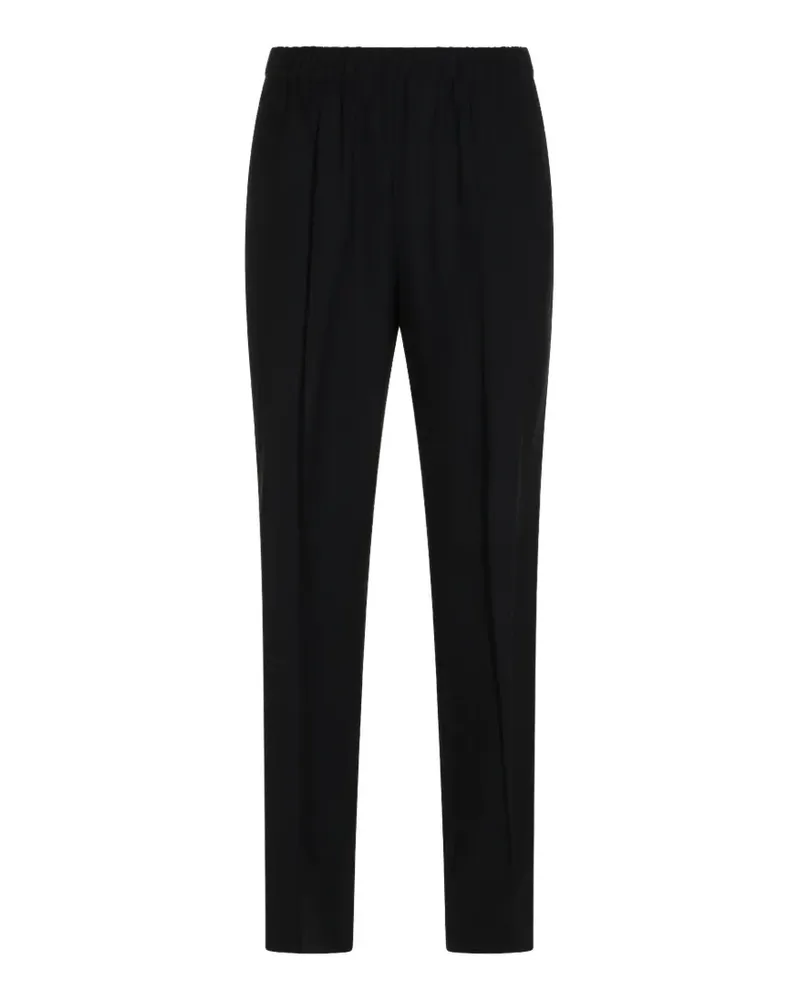 Fabiana Filippi Stretchbund-Hose mit Perlenlasche - Schwarz Schwarz