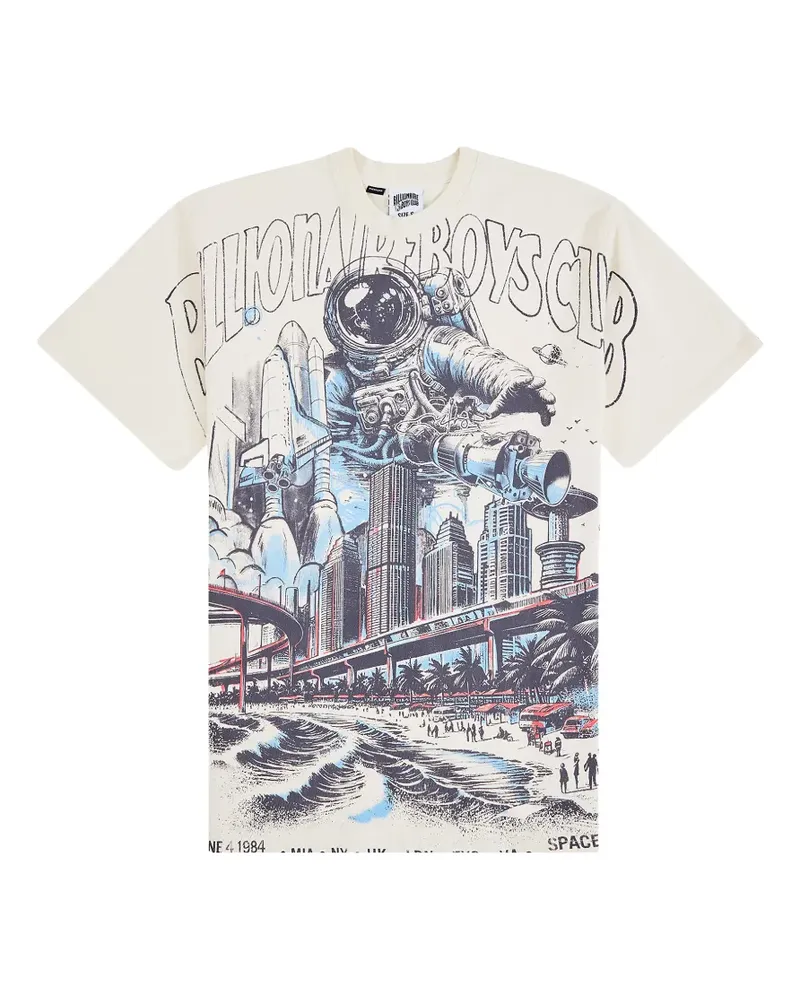 Billionaire Boys Club Space Expo graphic-print T-shirt - Weiß Weiß
