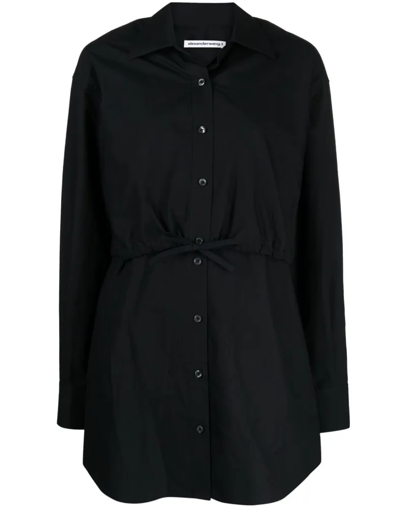 Alexander Wang Hemdkleid im Layering-Look - Schwarz Schwarz