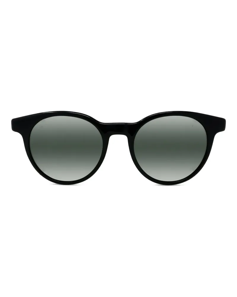 Vuarnet Sonnenbrille mit rundem Gestell - Schwarz Schwarz