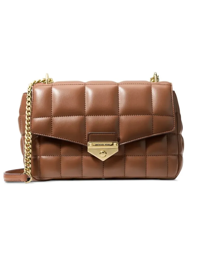 Michael Kors Gesteppte Soho Schultertasche - Braun Braun