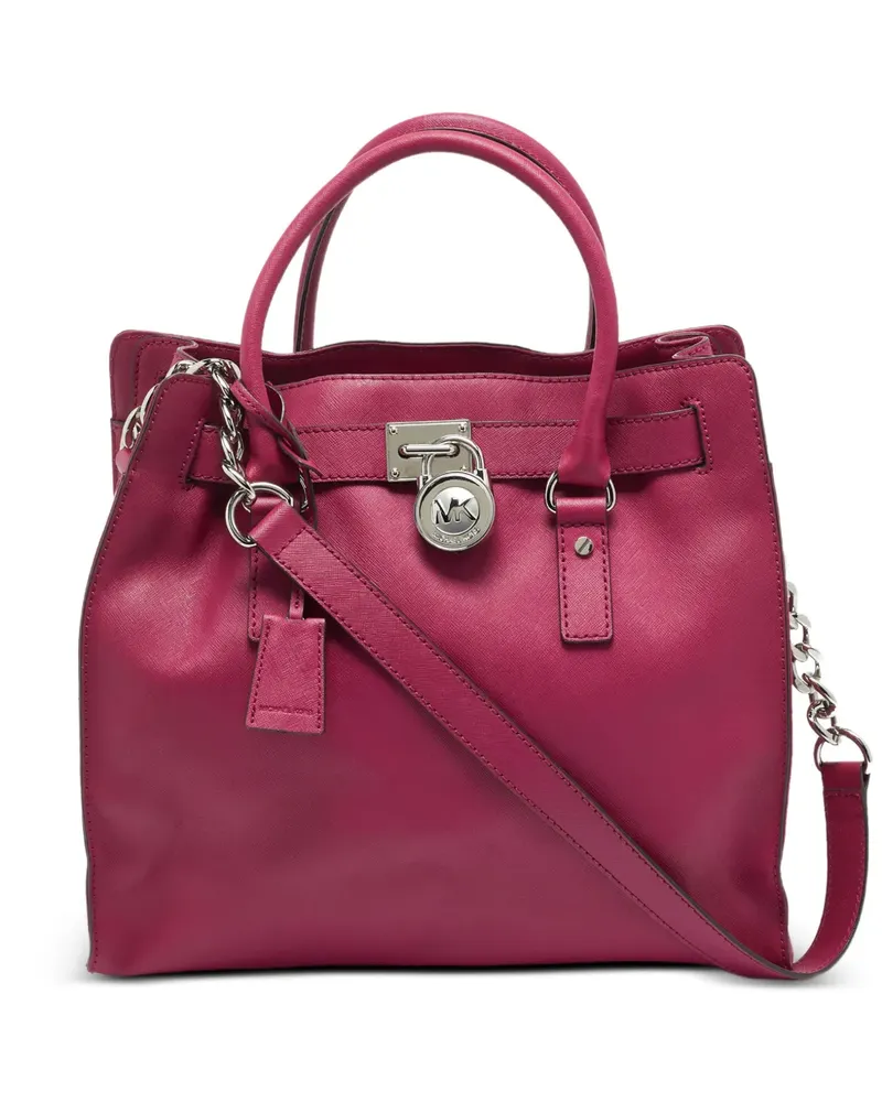 Michael Kors large Hamilton leather tote bag - Rosa Rosa