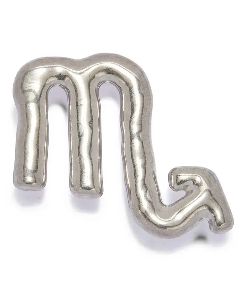Jil Sander Zodiac Scorpio Schnalle - Silber Silber