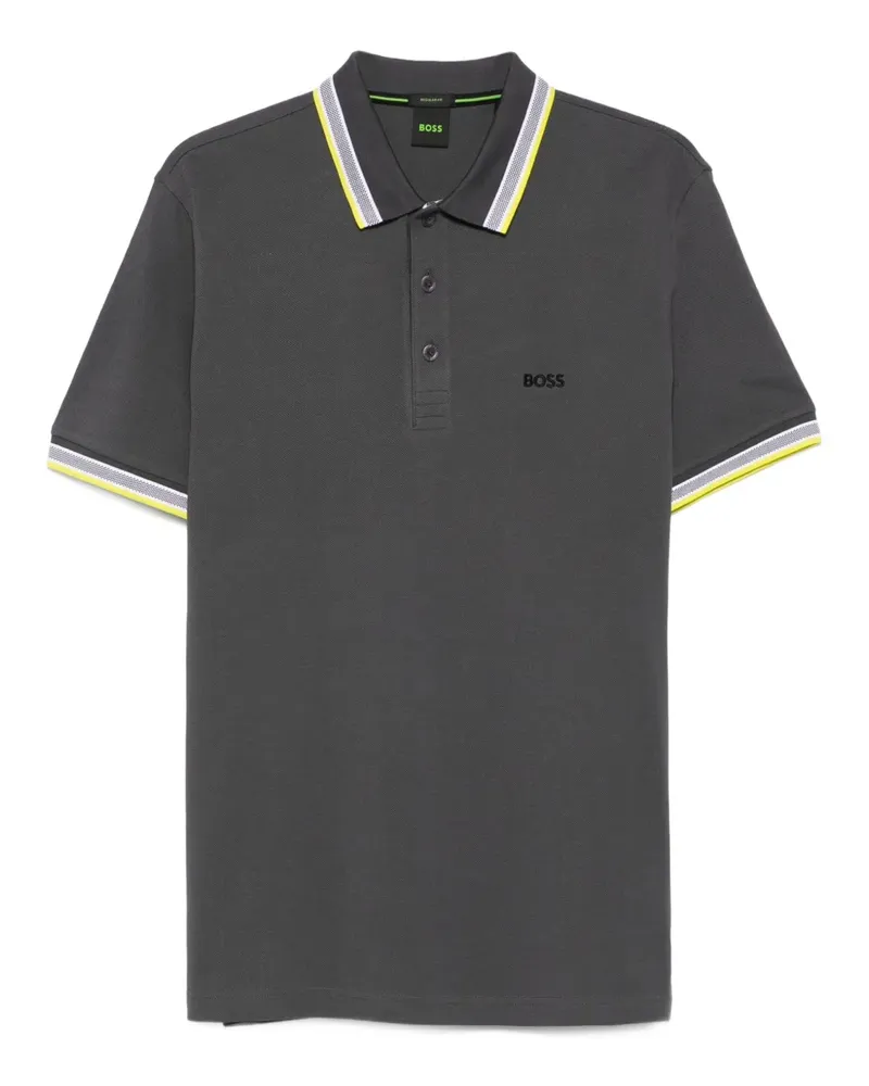 HUGO BOSS Klassisches Poloshirt - Grau Grau