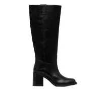 Stiefel mit Blockabsatz - Schwarz