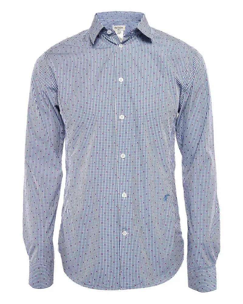 Palm Angels Hemd mit Vichy-Karomuster - Blau Blau
