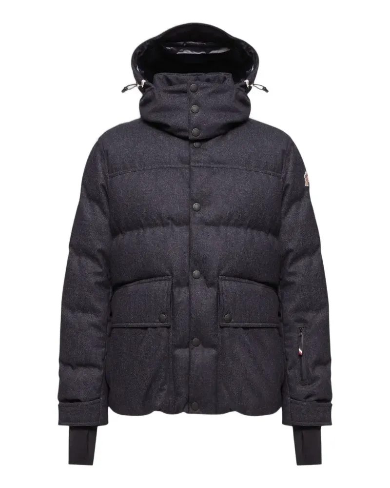 Moncler Gefütterte Kapuzenjacke - Schwarz Schwarz