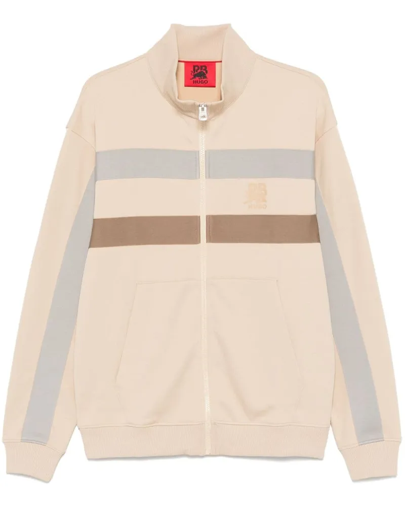 HUGO BOSS x Visa Cash App Racing Bulls gestreiftes Sweatshirt - Nude Nude