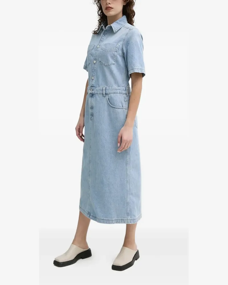Marc O'Polo Klassisches Hemdkleid - Blau Blau