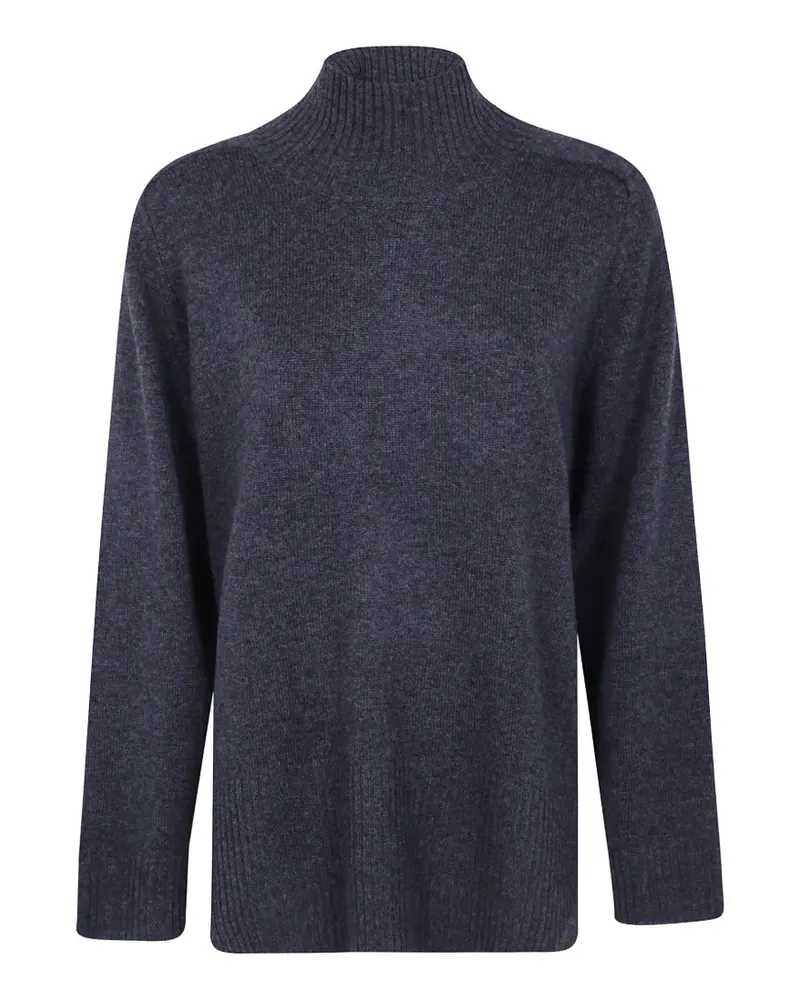 Paul Smith Dunkelgrauer Pullover mit Stehkragen Grau