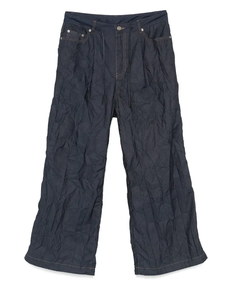 JUUN.J Hose mit Knittereffekt - Blau Blau