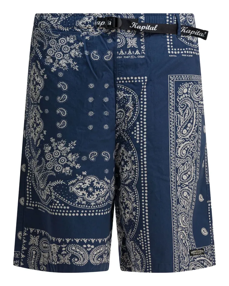KAPITAL bandana shorts - Blau Blau
