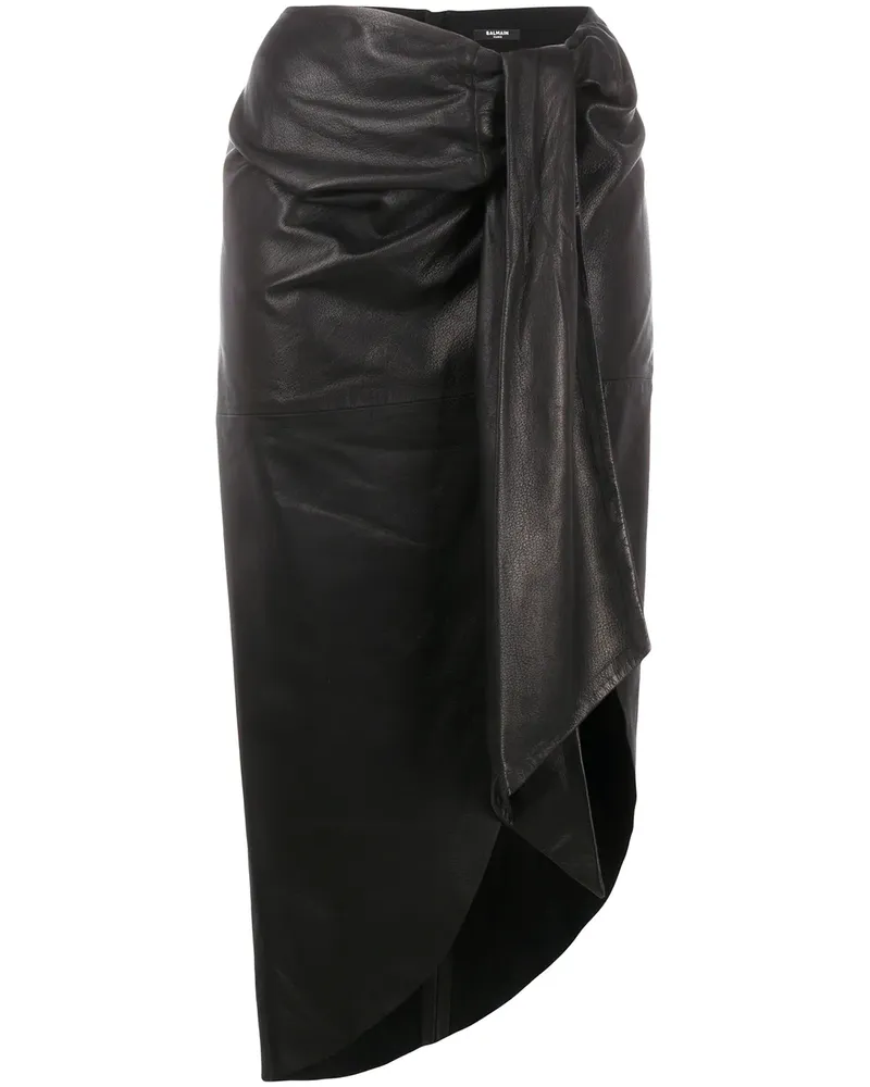 Balmain Rock aus Lammleder - Schwarz Schwarz