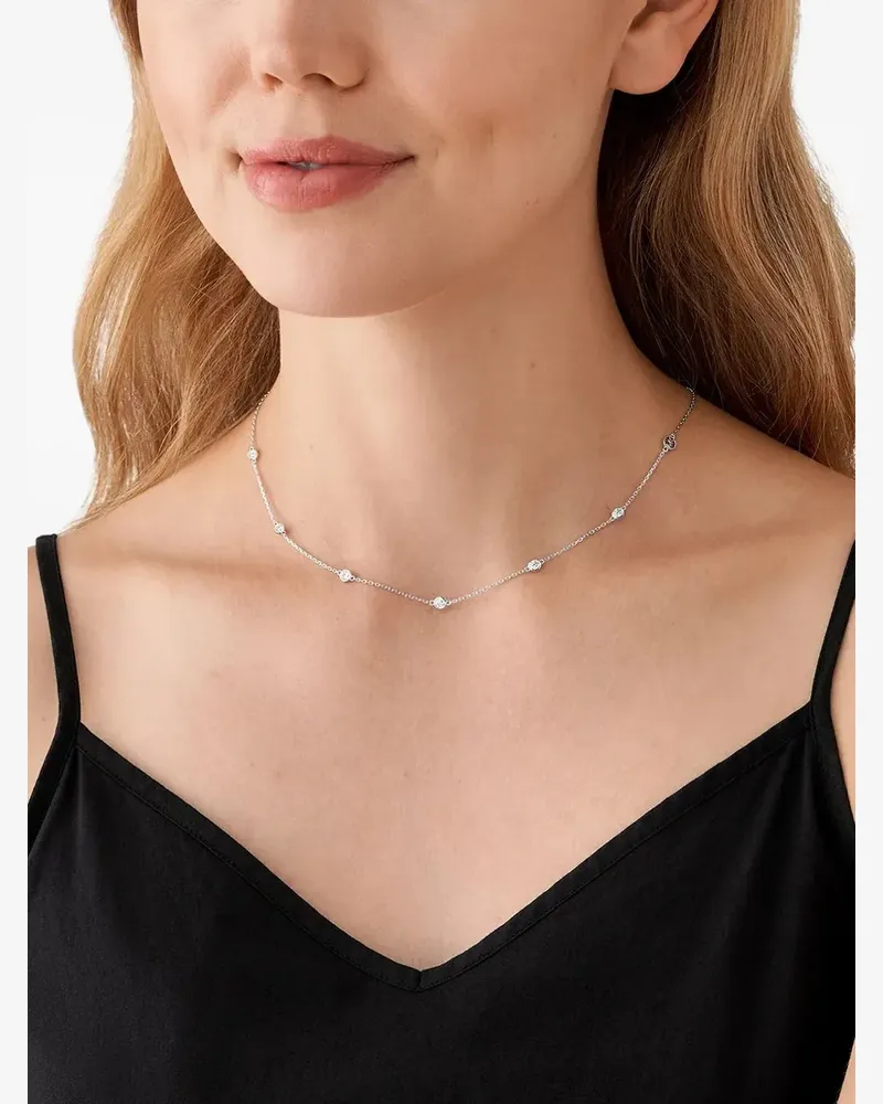 Michael Kors Verzierte Halskette - Silber Silber