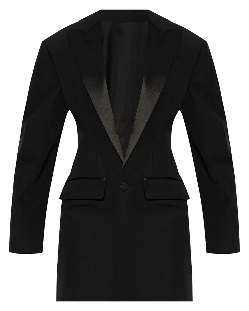 Dsquared2 Einreihiges Blazer-Minikleid Schwarz